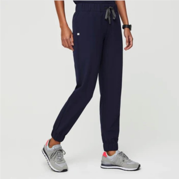 Figs Pants - Figs Yowah Navy Jogger Medium Tall